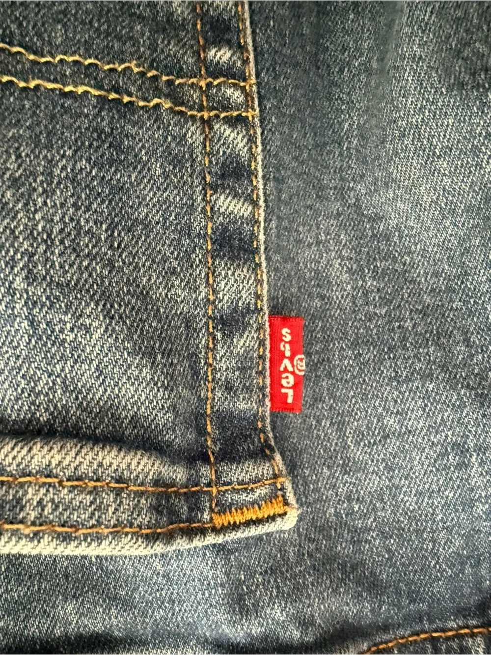 Levi's Men's Dark Blue Straight Jeans